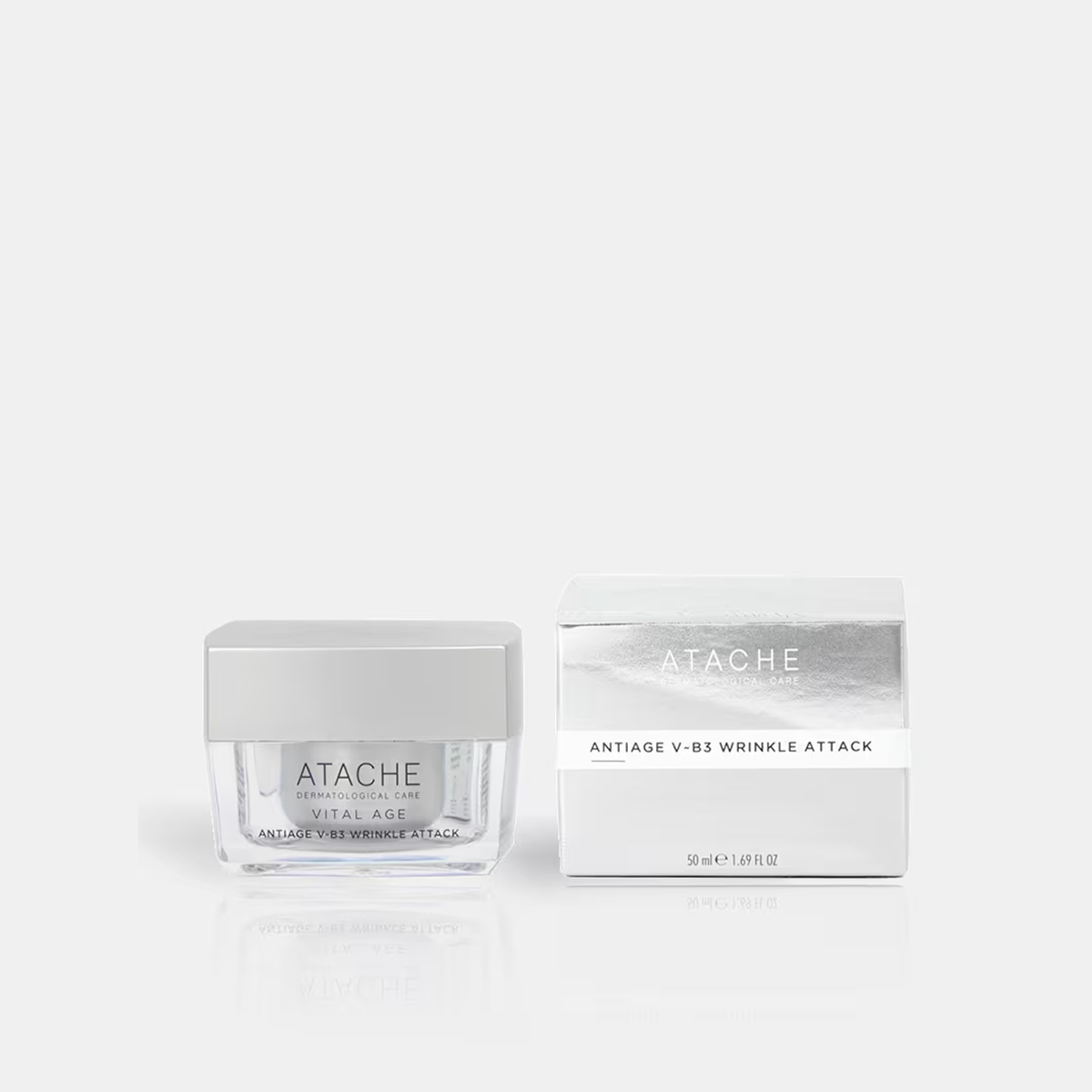 Atache Antiage VB_3 Wrinkle Attack veido kremo indelis ir pakuotė iš priekio, 50 ml