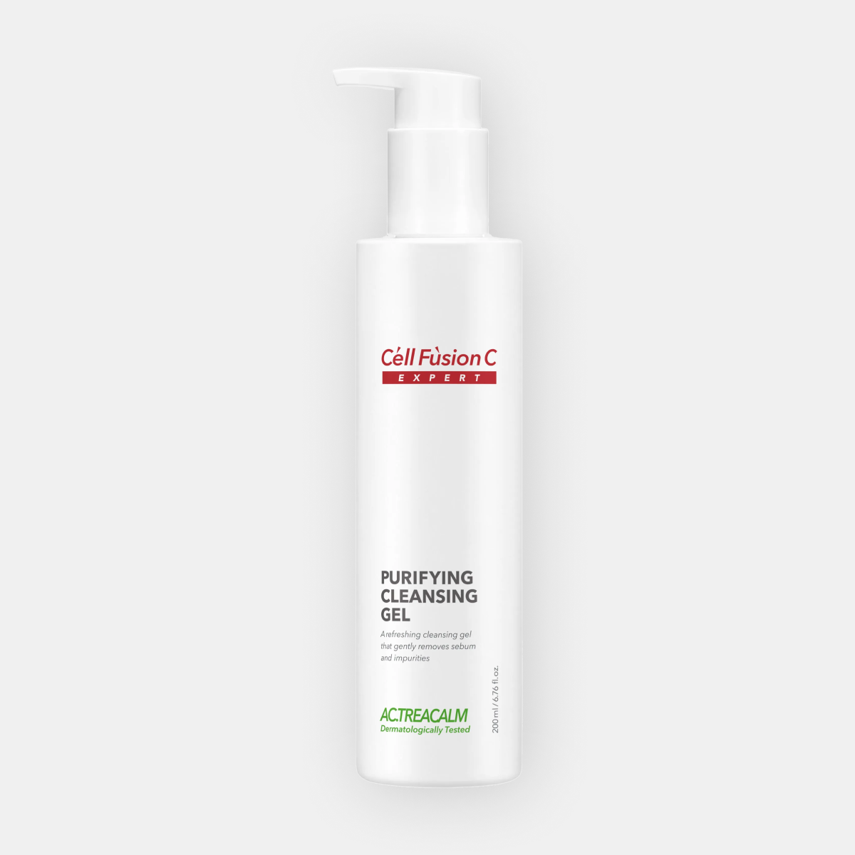 Cell Fusion C Purifying Cleansing Gel veido prausiklio buteliukas iš priekio, 200 ml